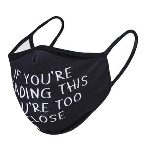 Back Up Triple Layered Washable Face Mask